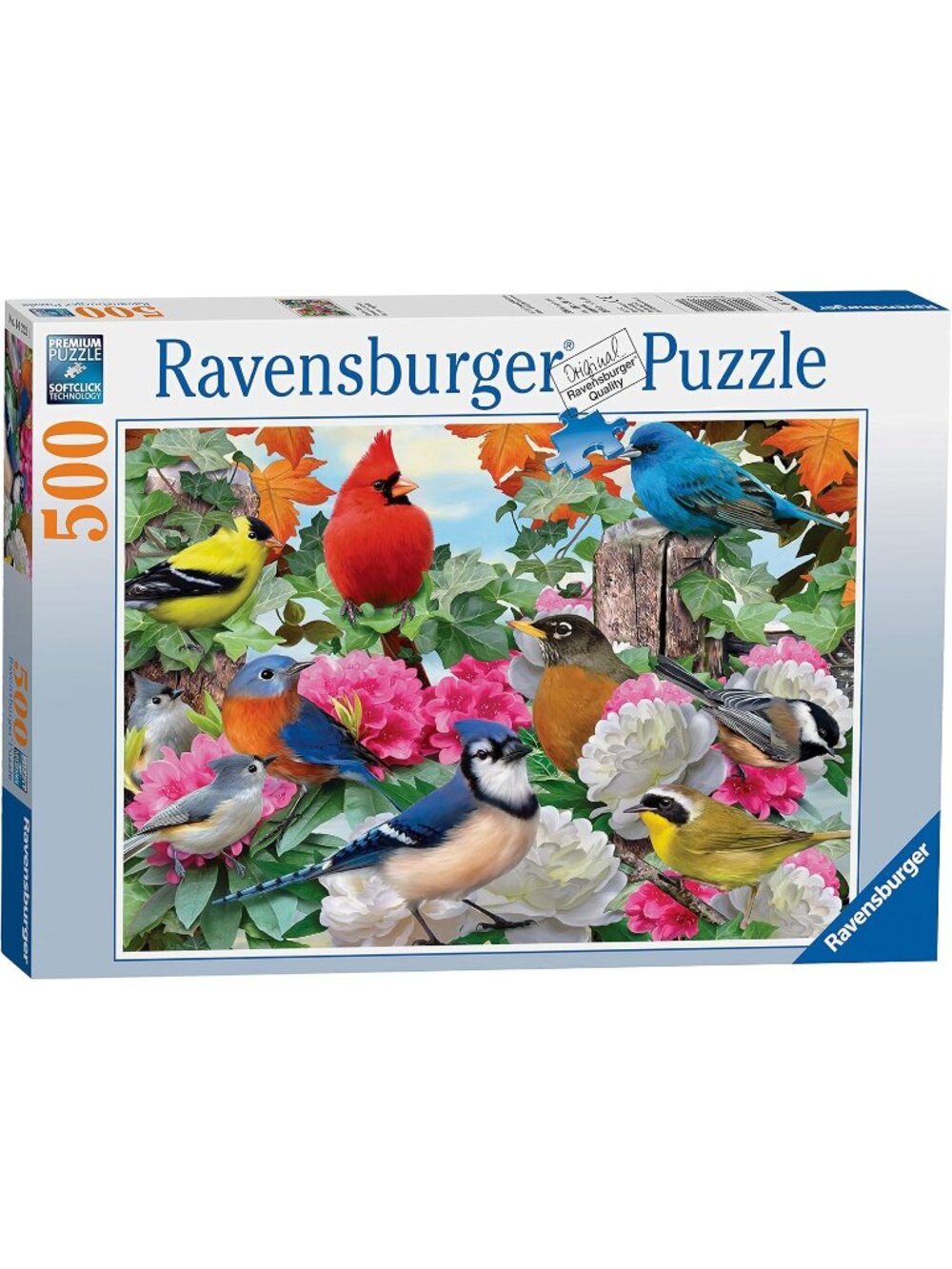 Ravensburger 500pcs Puzzle-Garden Birds Made in Germany New In Box